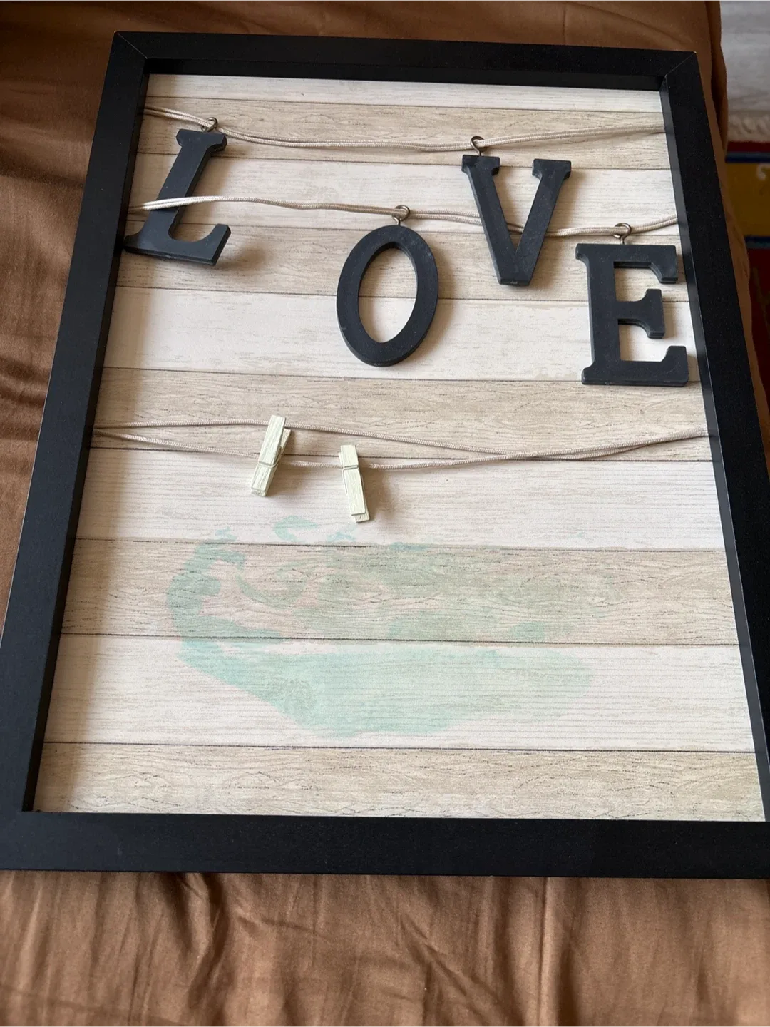 LOVE Black Framed Wall Decor