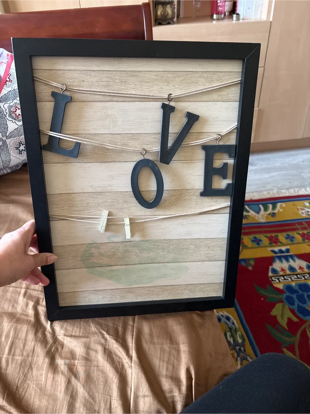 LOVE Black Framed Wall Decor image indicator(2)