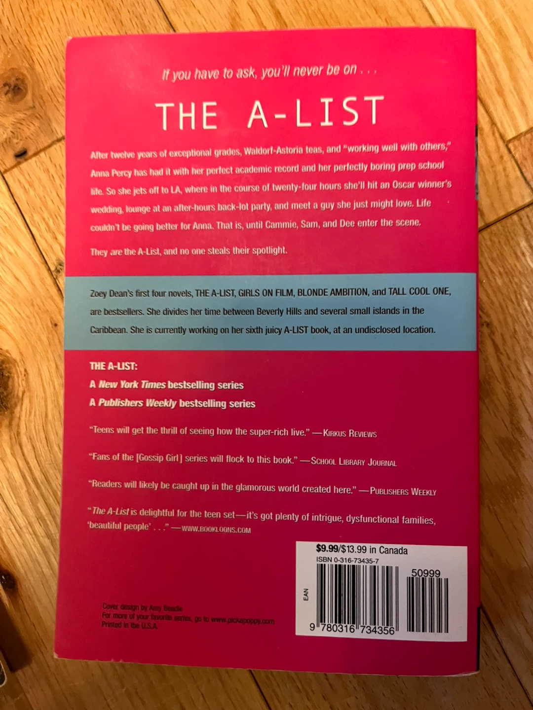 The A-List by Zoey Dean - photo 2