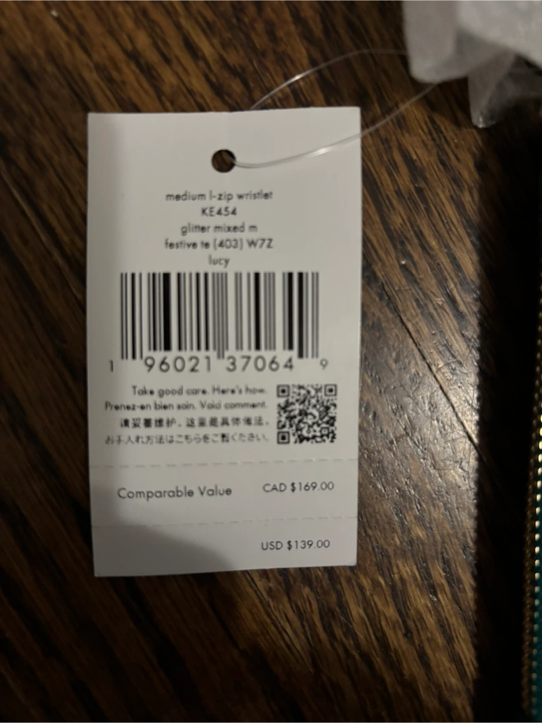 Kate Spade Medium L-Zip Wristlet - New! - photo 3