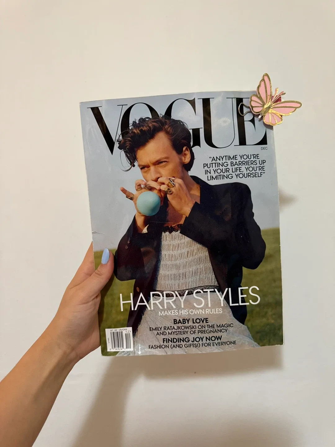 Vogue Magazine December - Harry Styles thumbnail