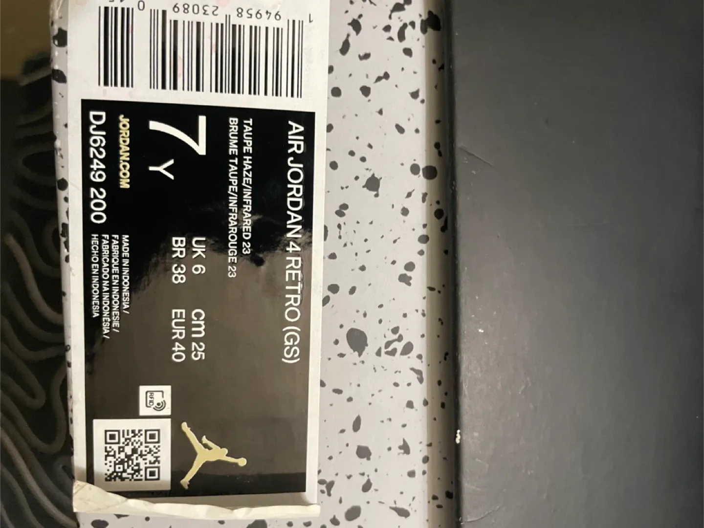 Air Jordan 4 Retro (GS) Taupe Haze Size 7Y image indicator(5)