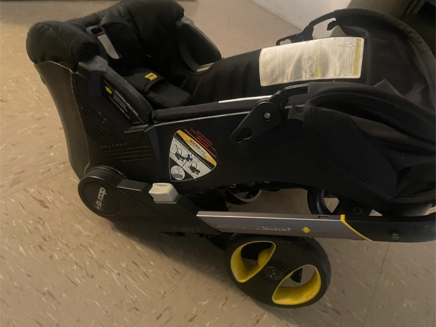 Doona Infant Car Seat Stroller - Black no base image indicator(5)