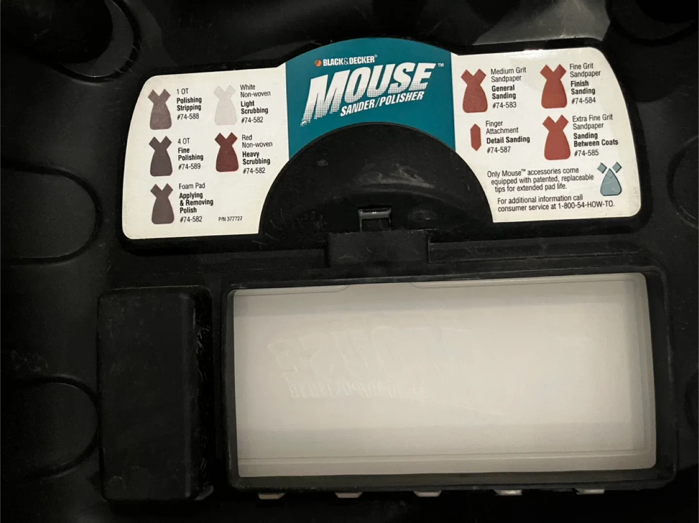 Black & Decker Mouse Sander/Polisher with Case image indicator(2)