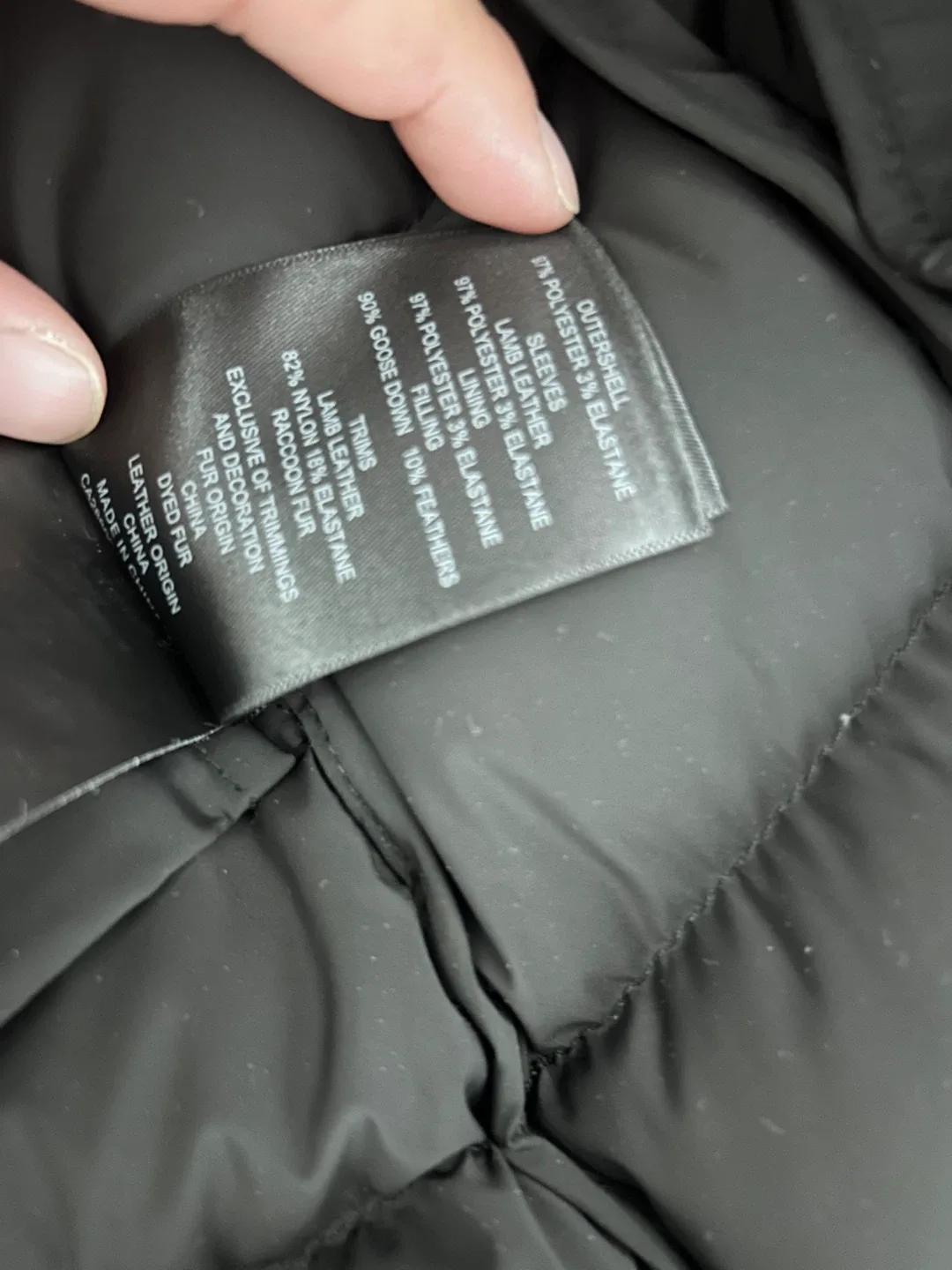 Rudsak Black Down Puffer Coat image indicator(4)