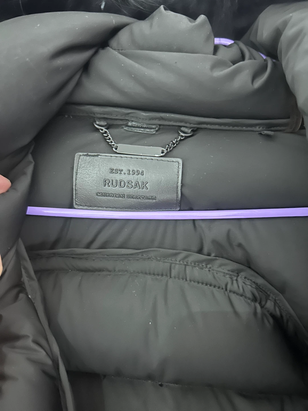 Rudsak Black Down Puffer Coat - photo 3