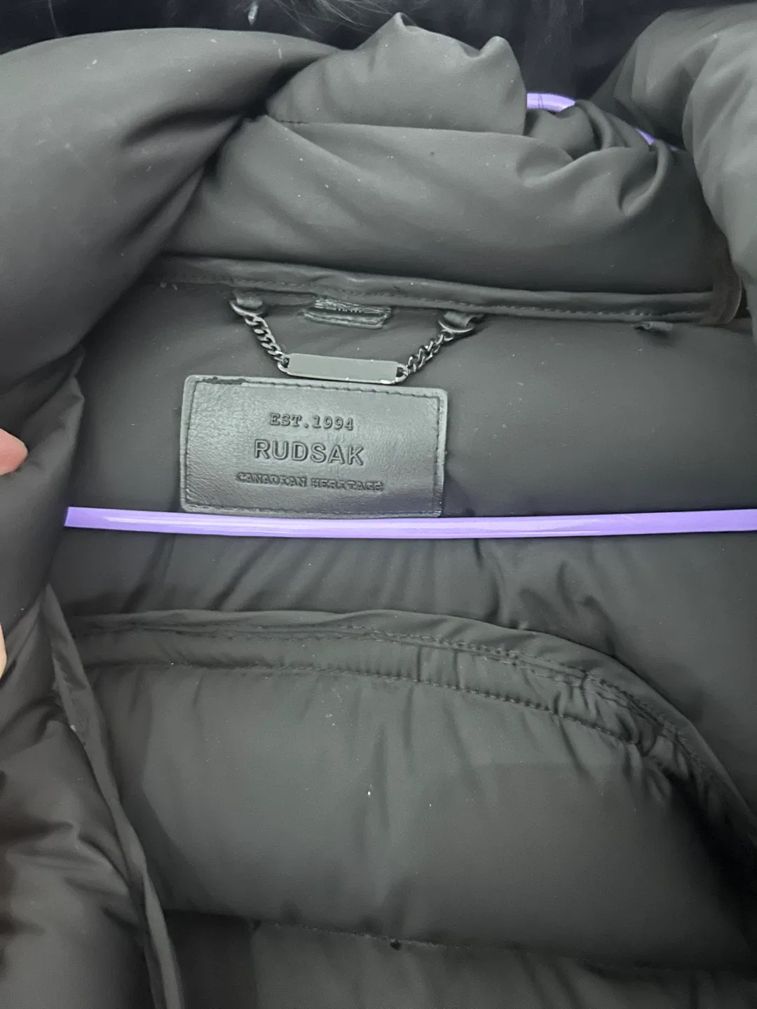 Rudsak Black Down Puffer Coat image indicator(3)