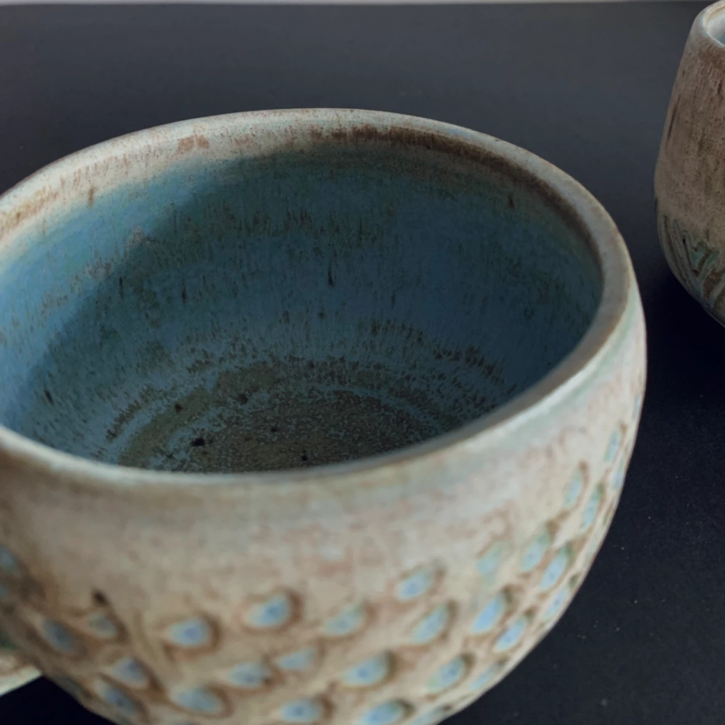 Signature Glazed Stone Mug Timeless Art - photo 5