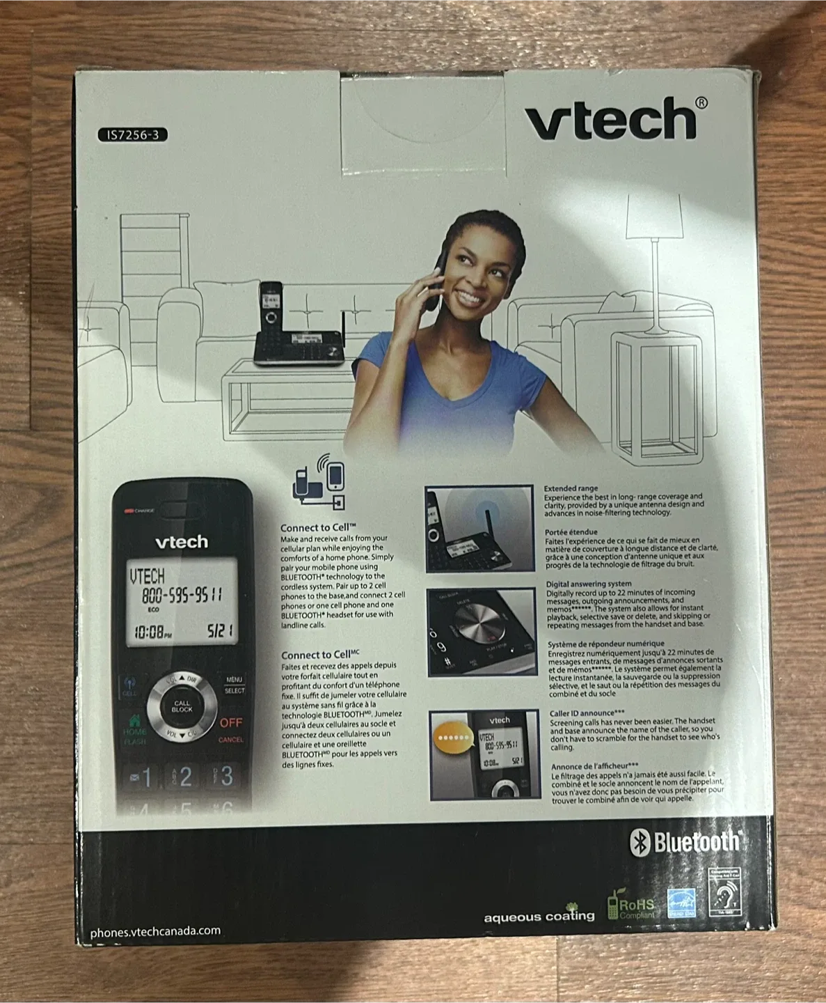 VTech IS7256-3 Cordless Phone System image indicator(2)