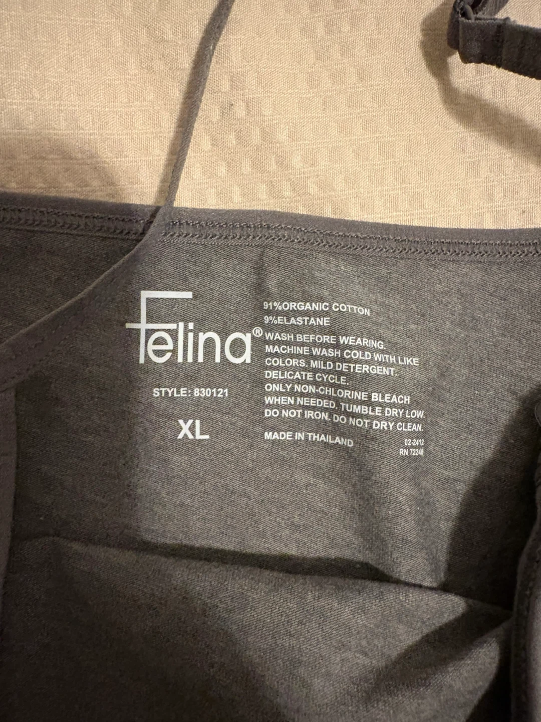 New Felina Gray Cami Top - Size XL - photo 3