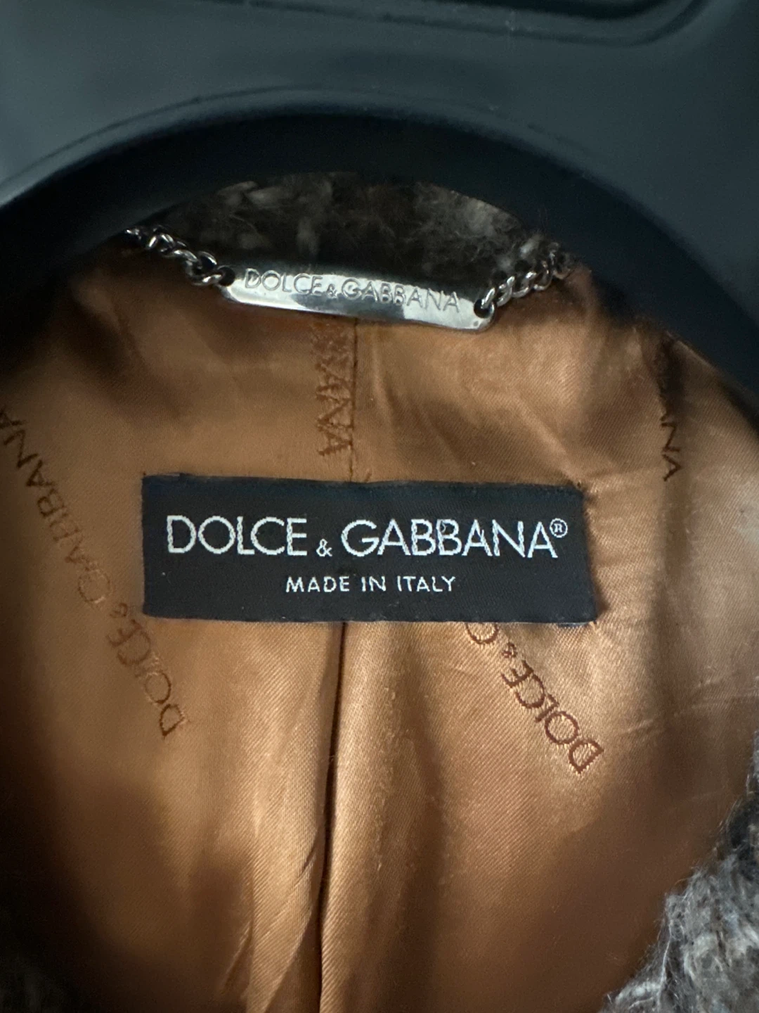 Dolce & Gabbana Fur Trimmed Coat Size 38 - photo 2