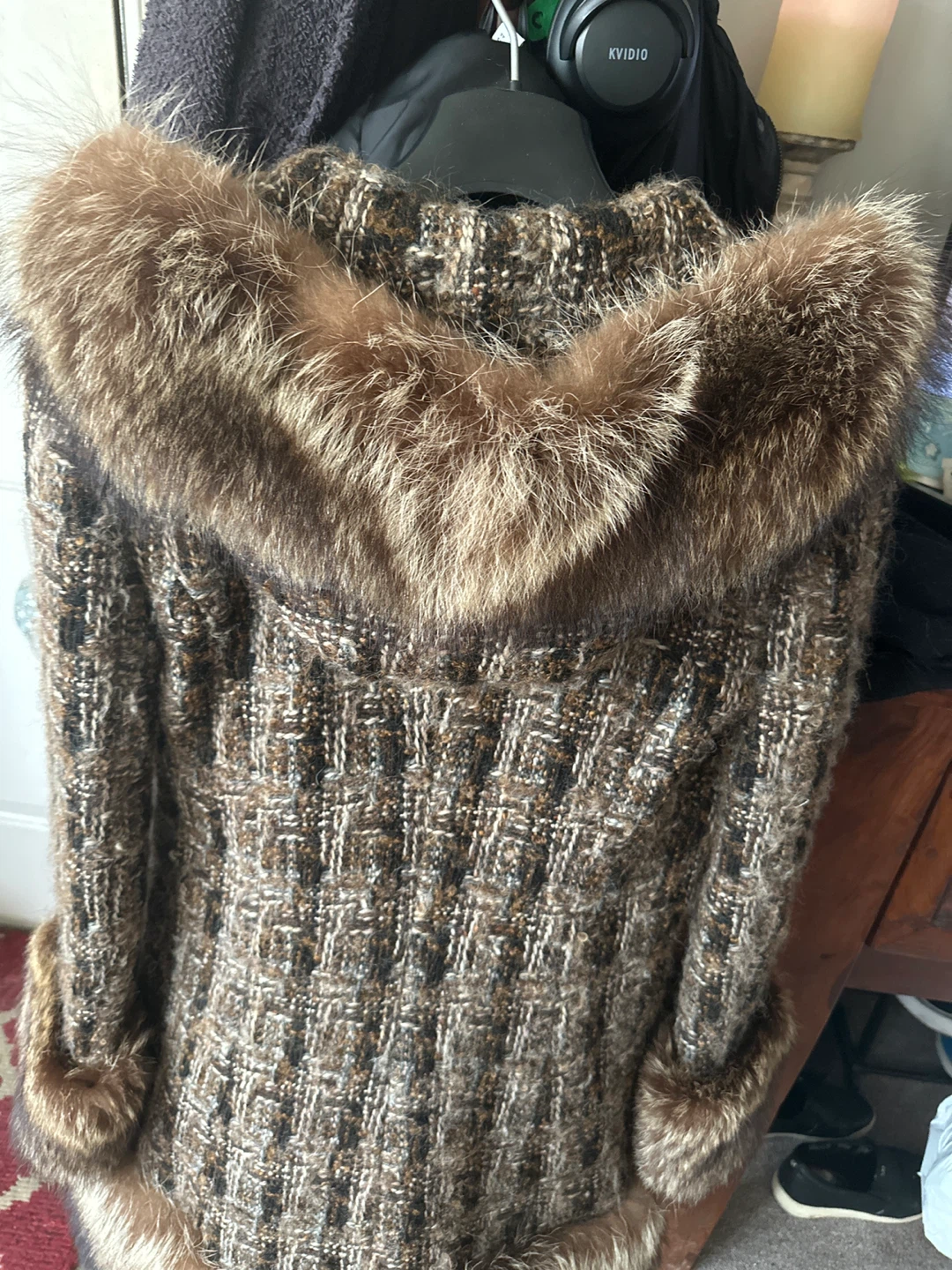 Dolce & Gabbana Fur Trimmed Coat Size 38 - photo 5