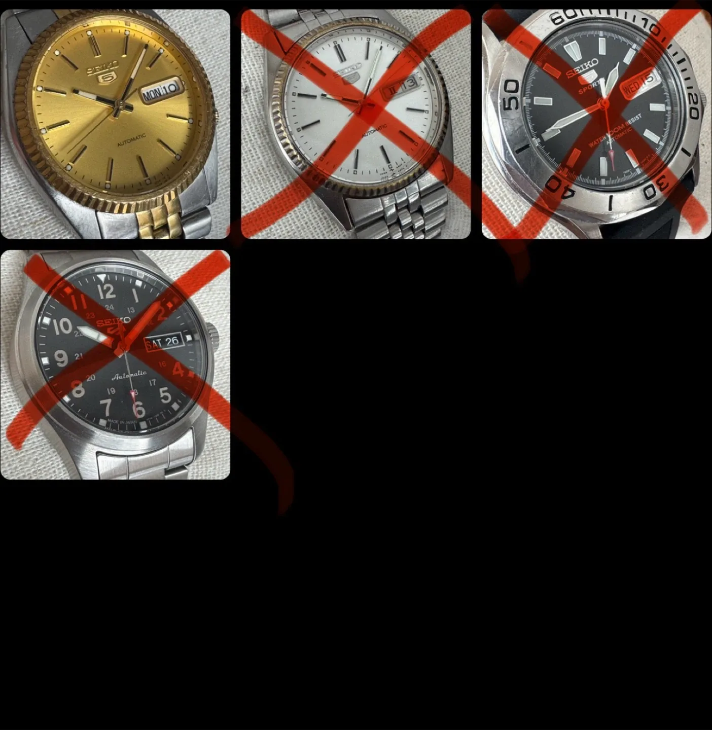 Watches for sale. image indicator(2)