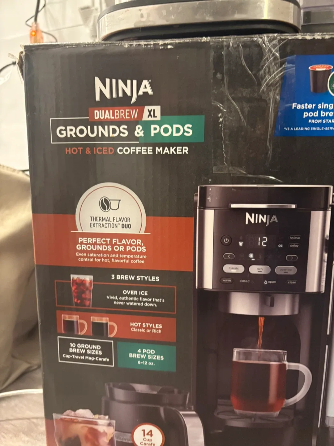 Ninja DualBrew XL Grounds & Pods Coffee Maker image indicator(2)