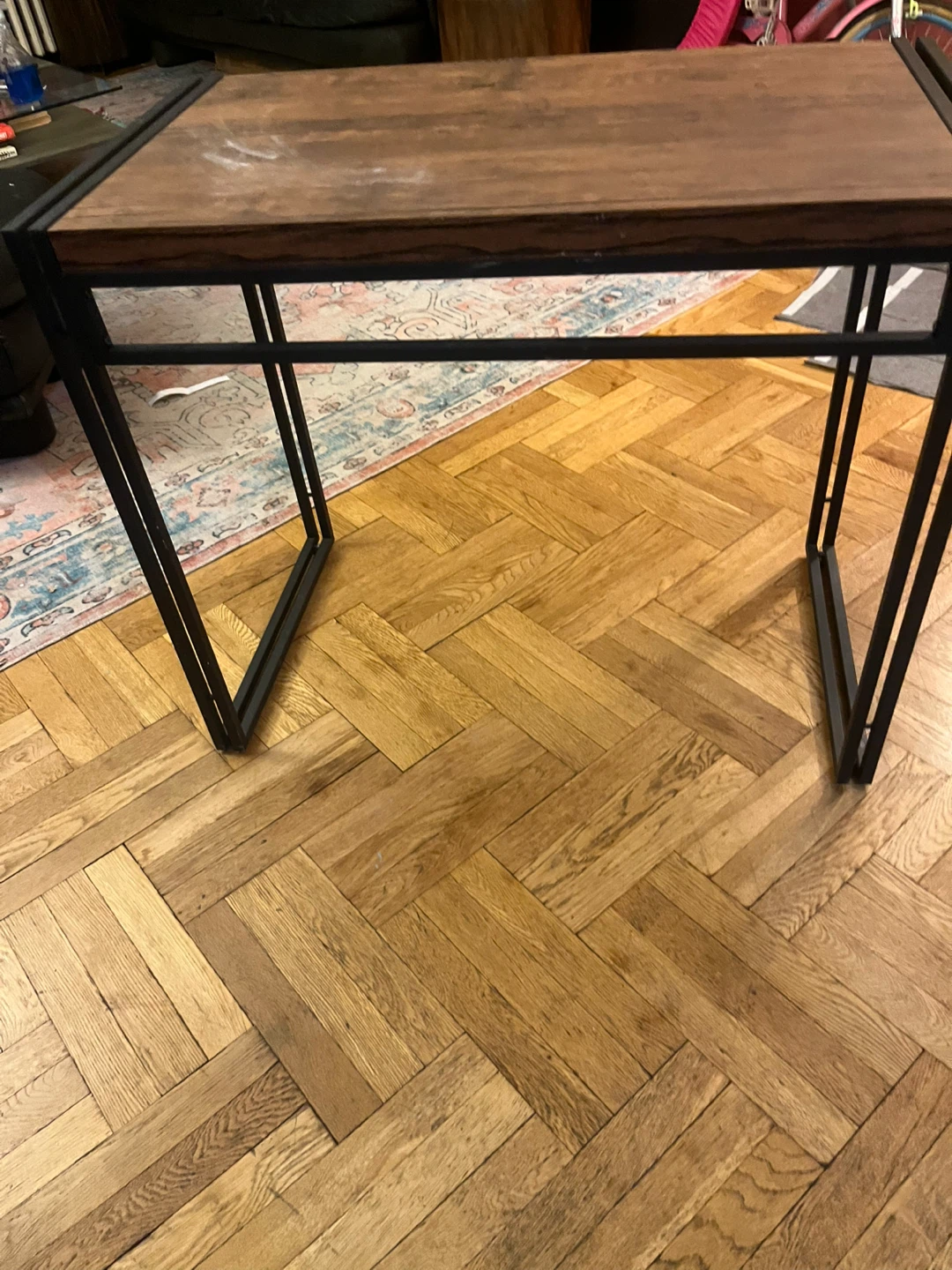 Wood and Metal Desk - photo 3