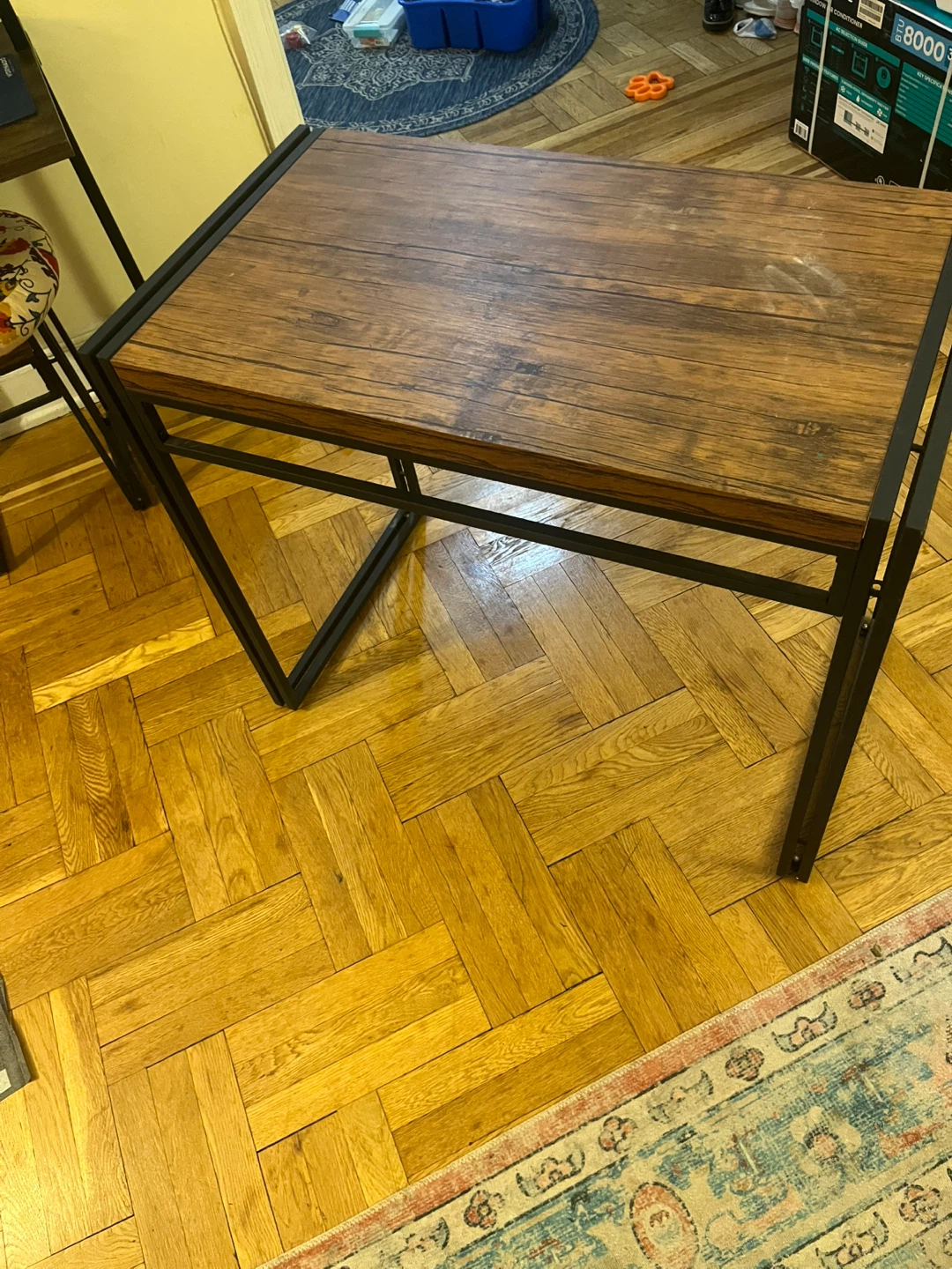 Wood and Metal Desk - photo 2
