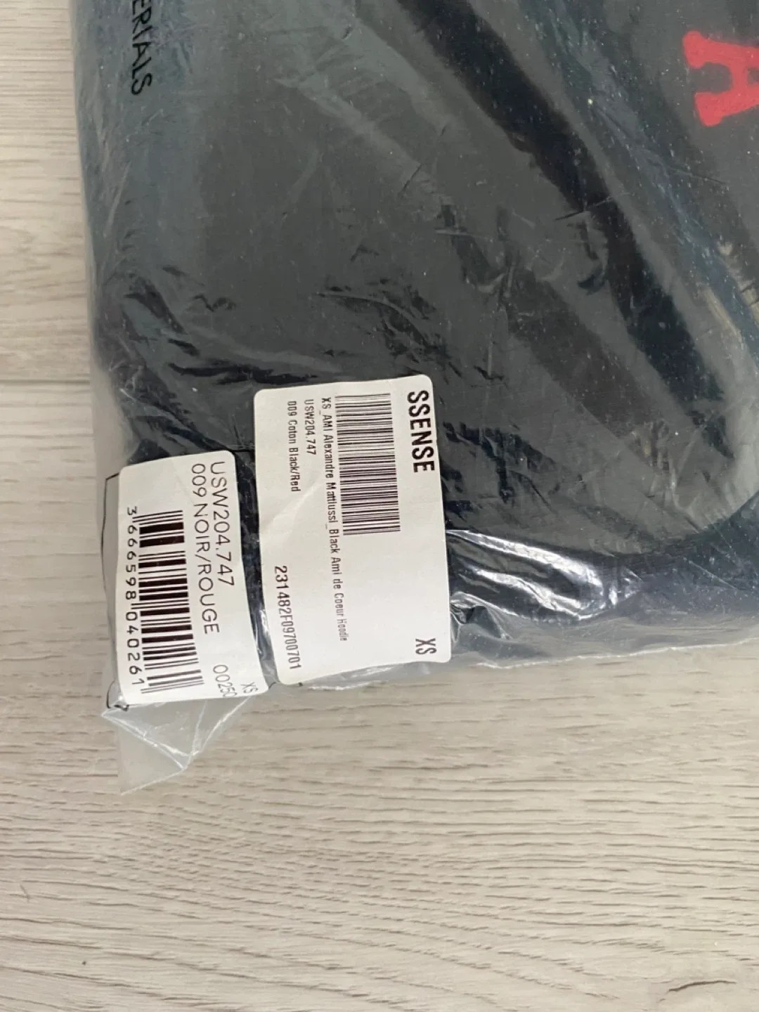 New AMI Alexandre Mattiussi Black Hoodie XS image indicator(2)