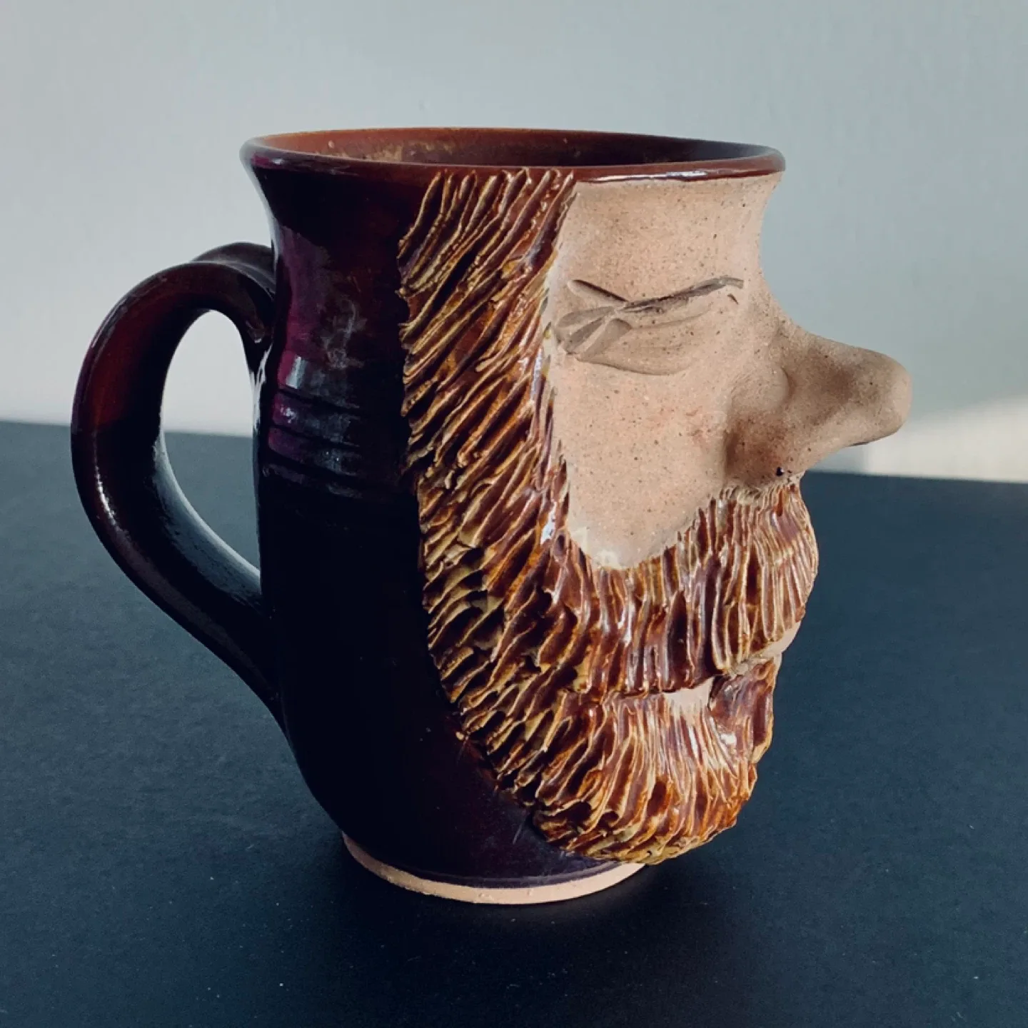 1980's Leishman Canadian Face Mug Artist Signed image indicator(3)