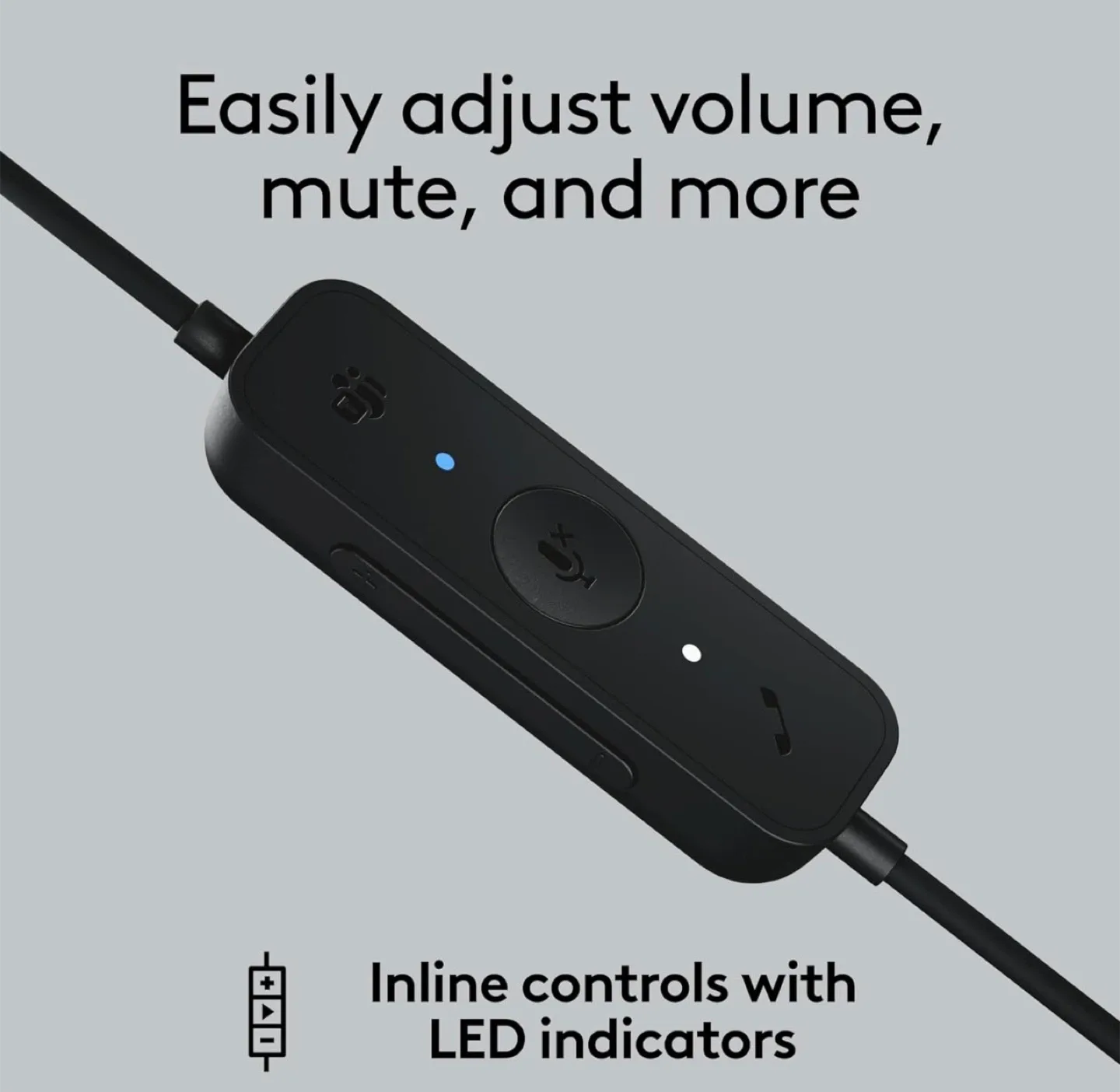 Logitech H570e USB Headset Mono - New in Box image indicator(6)