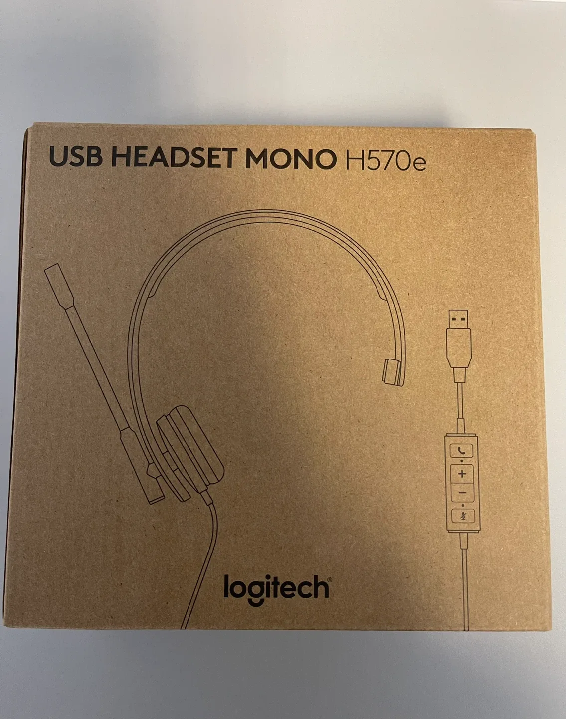 Logitech H570e USB Headset Mono - New in Box