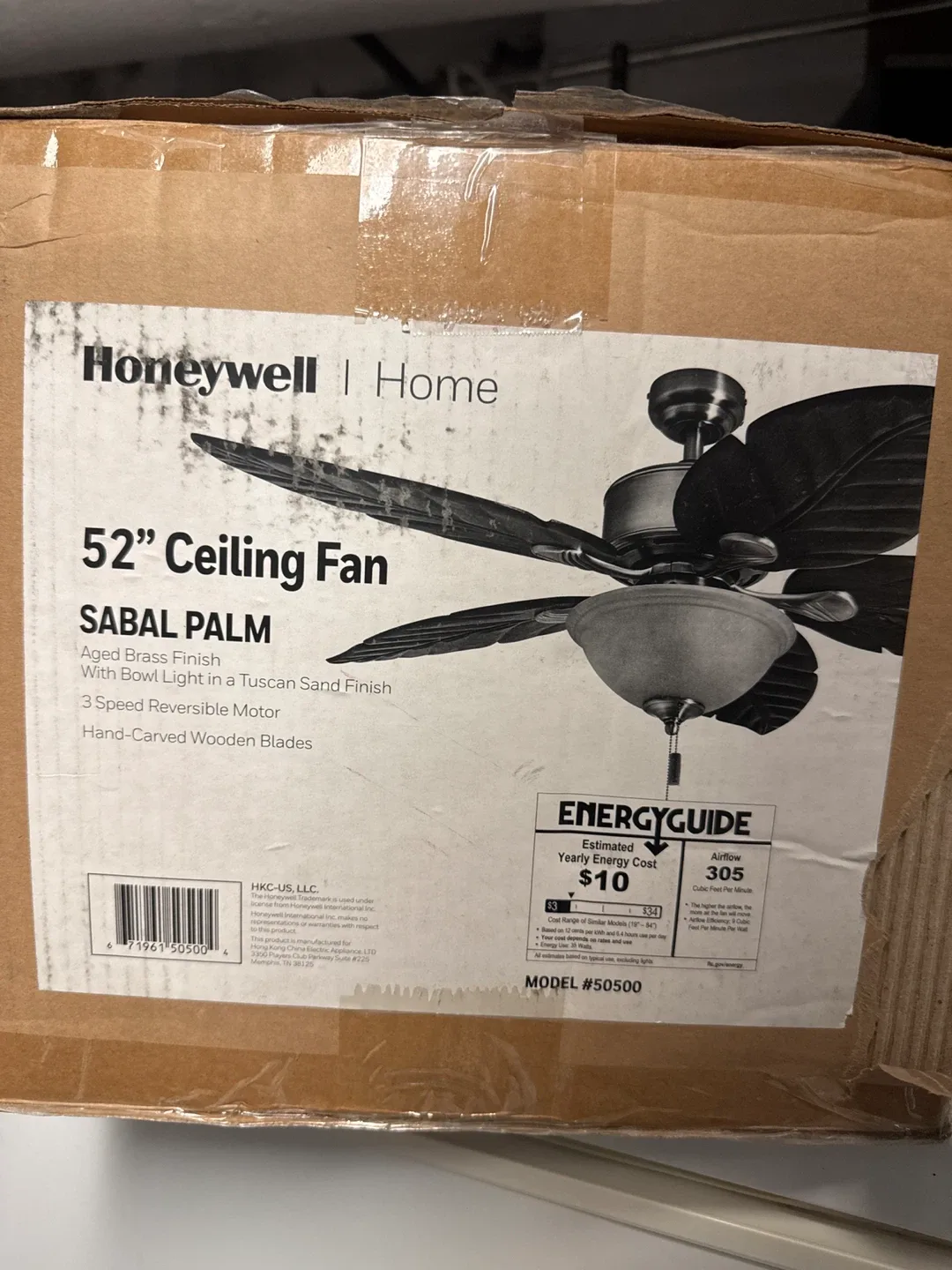 Honeywell Sabal Palm 52" Ceiling Fan image indicator(2)