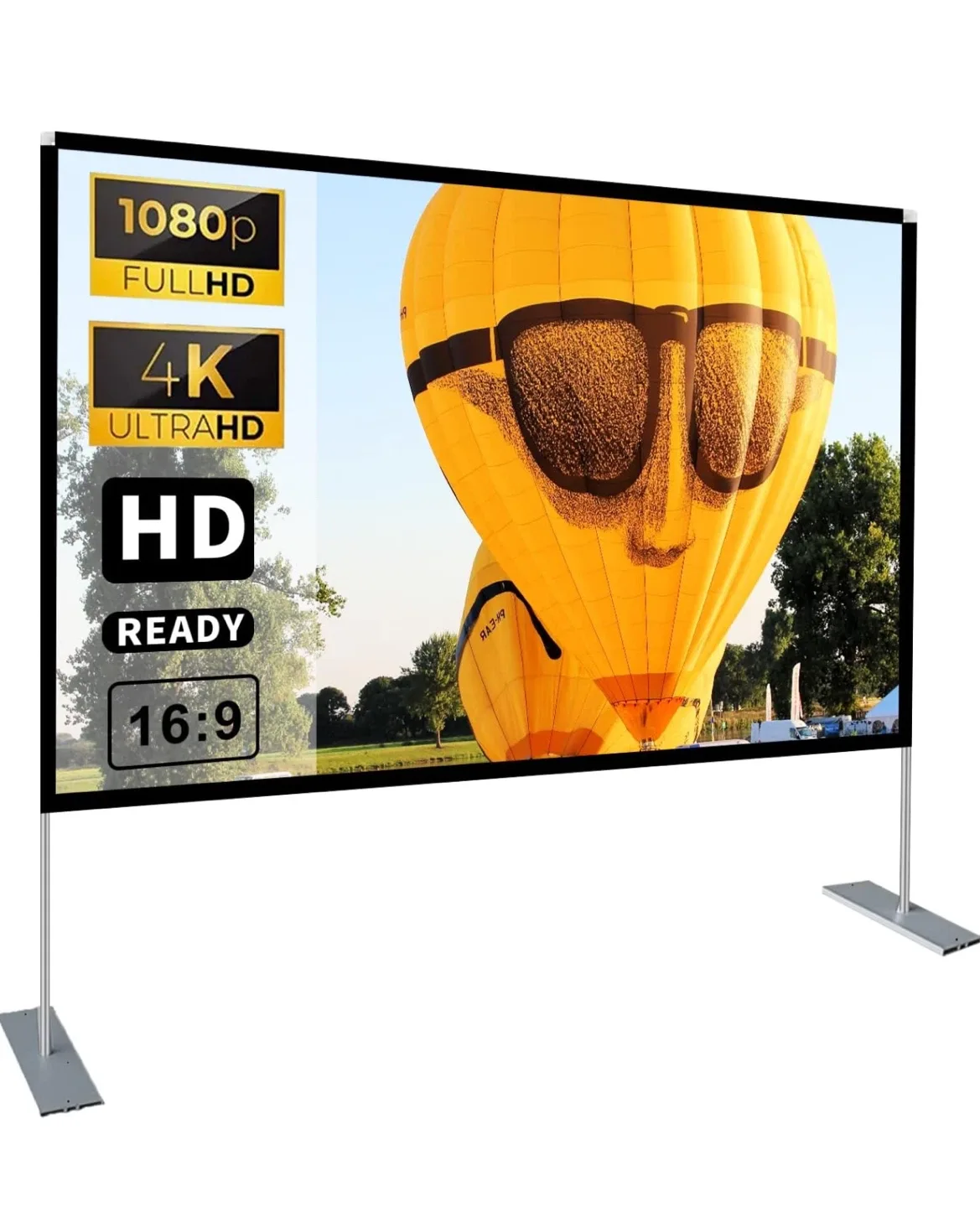 Hoin Projector Screen with Stand - 100 inch - new