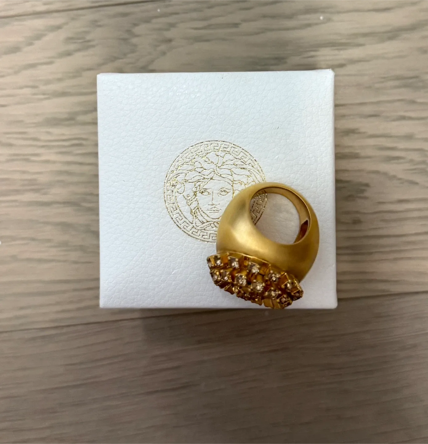 Versace Gold Ring with Box image indicator(2)