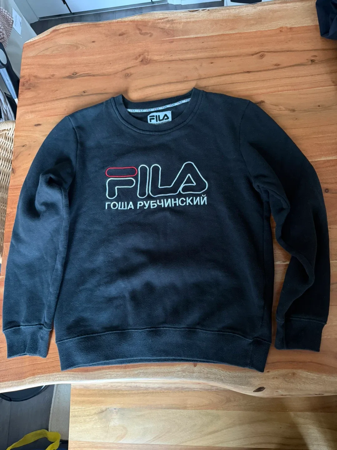 Fila x Gosha Rubchinskiy Black Sweatshirt