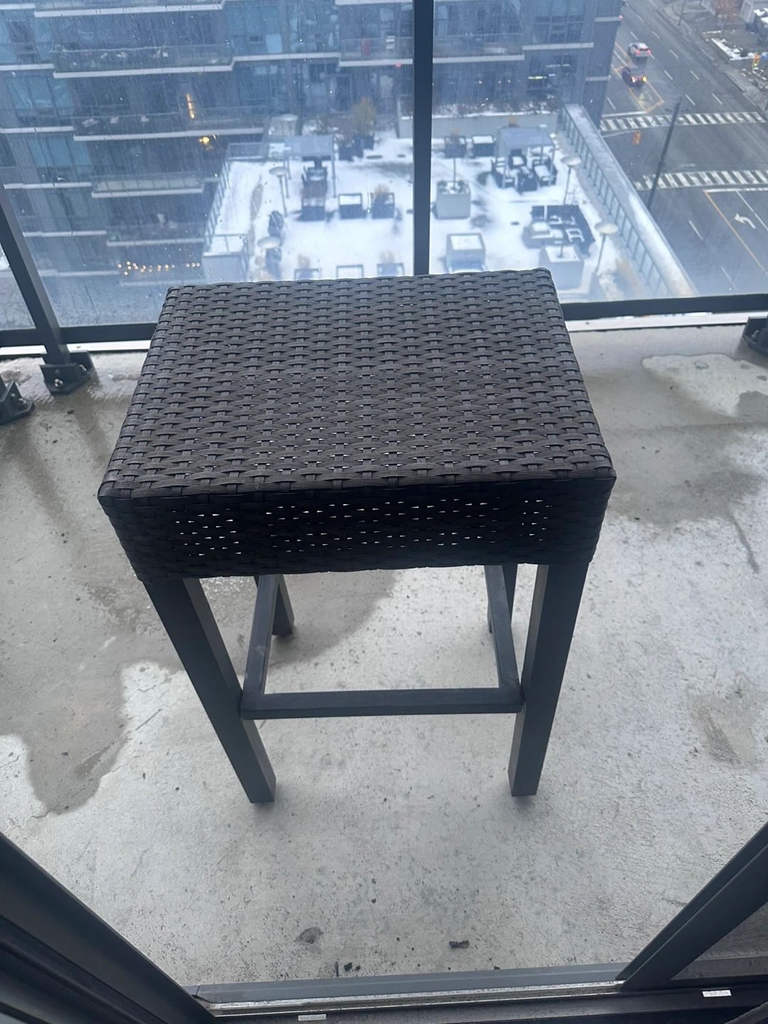 Wicker Patio Bar Stool