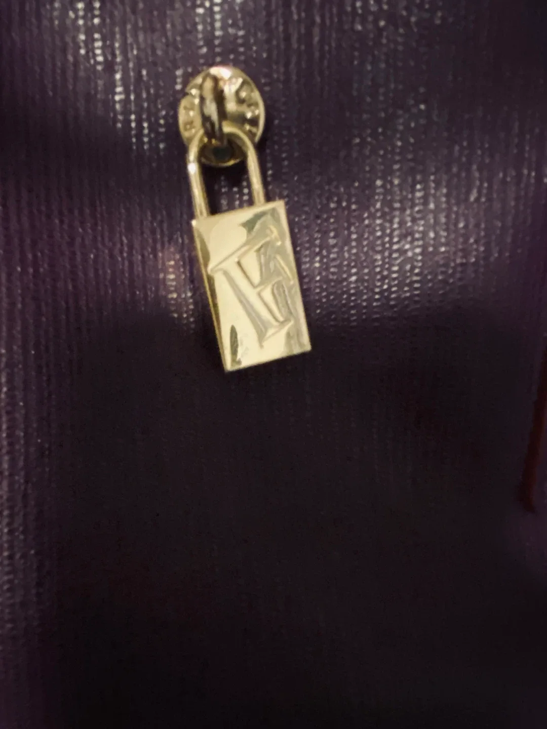 Furla Purple Leather Tote Bag image indicator(3)