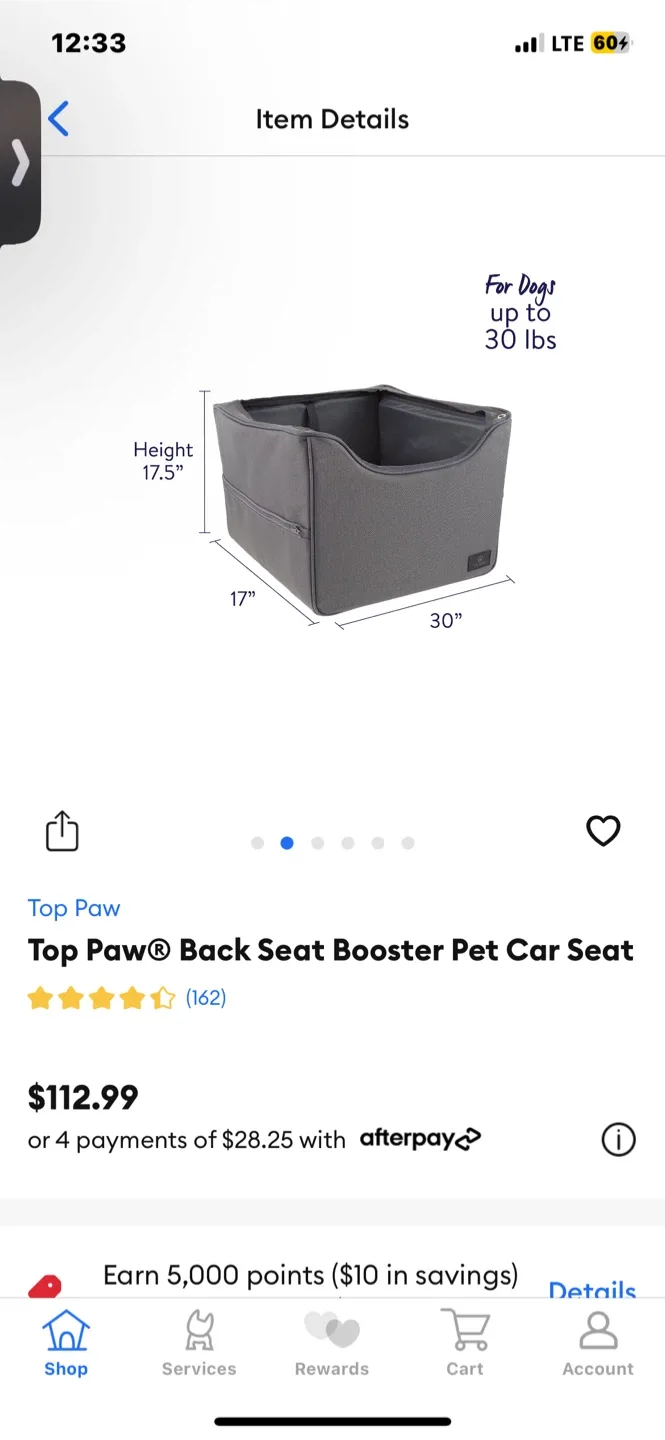 Car Booster Seat Dogs (Up To 30lbs) image indicator(6)