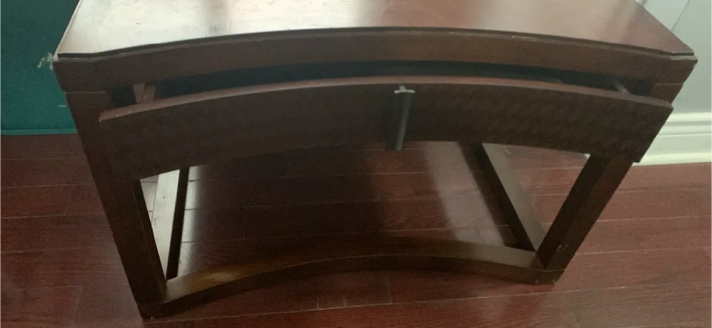 Wooden End Table with Drawer image indicator(3)