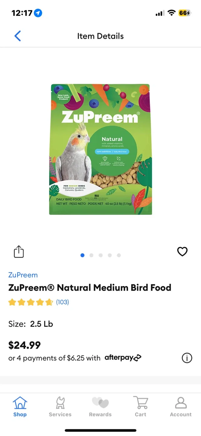 Medium Bird Food image indicator(5)