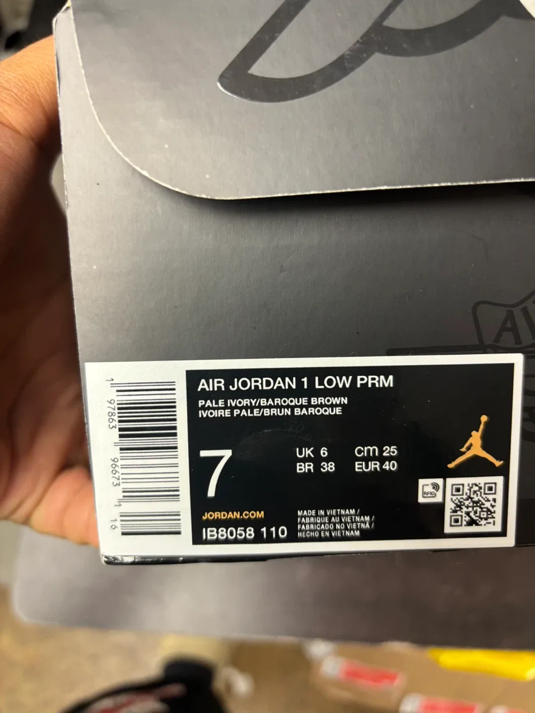 Air Jordan 1 low pale ivory Off noir image indicator(6)