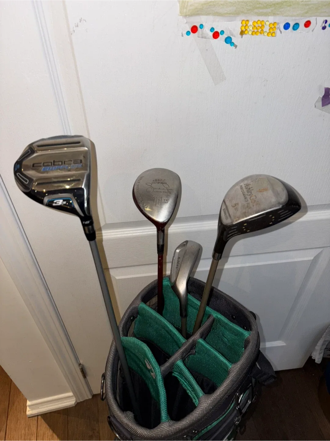 TaylorMade Golf Bag with Cobra & Other Clubs image indicator(2)