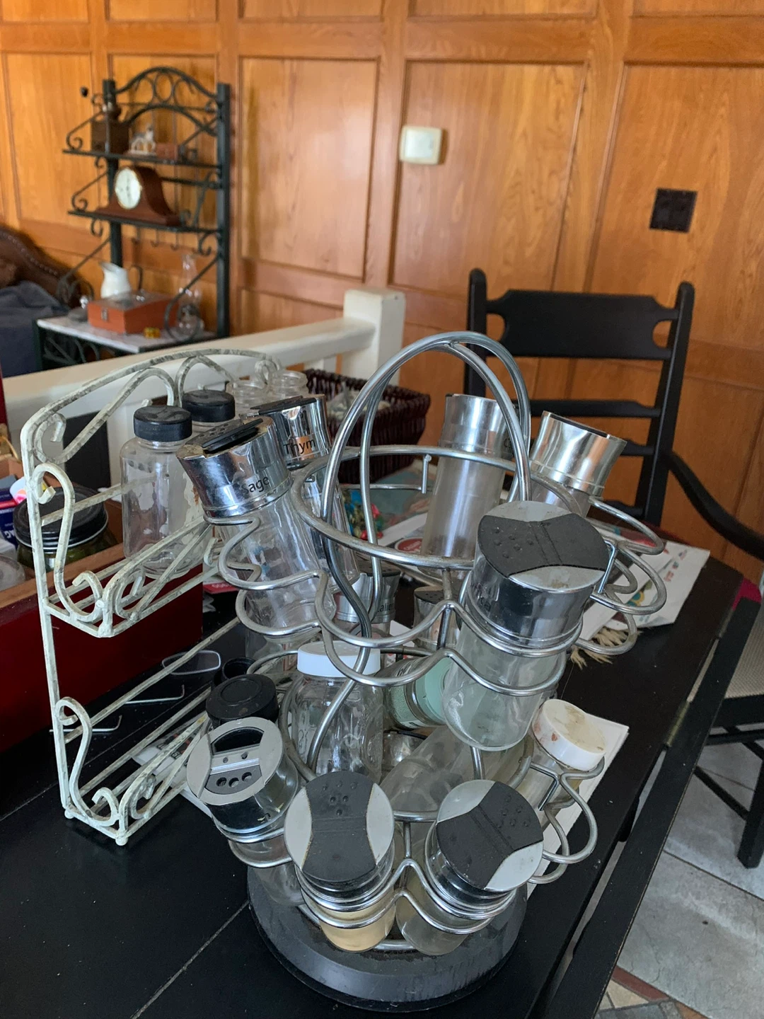 Spice Rack with Jars