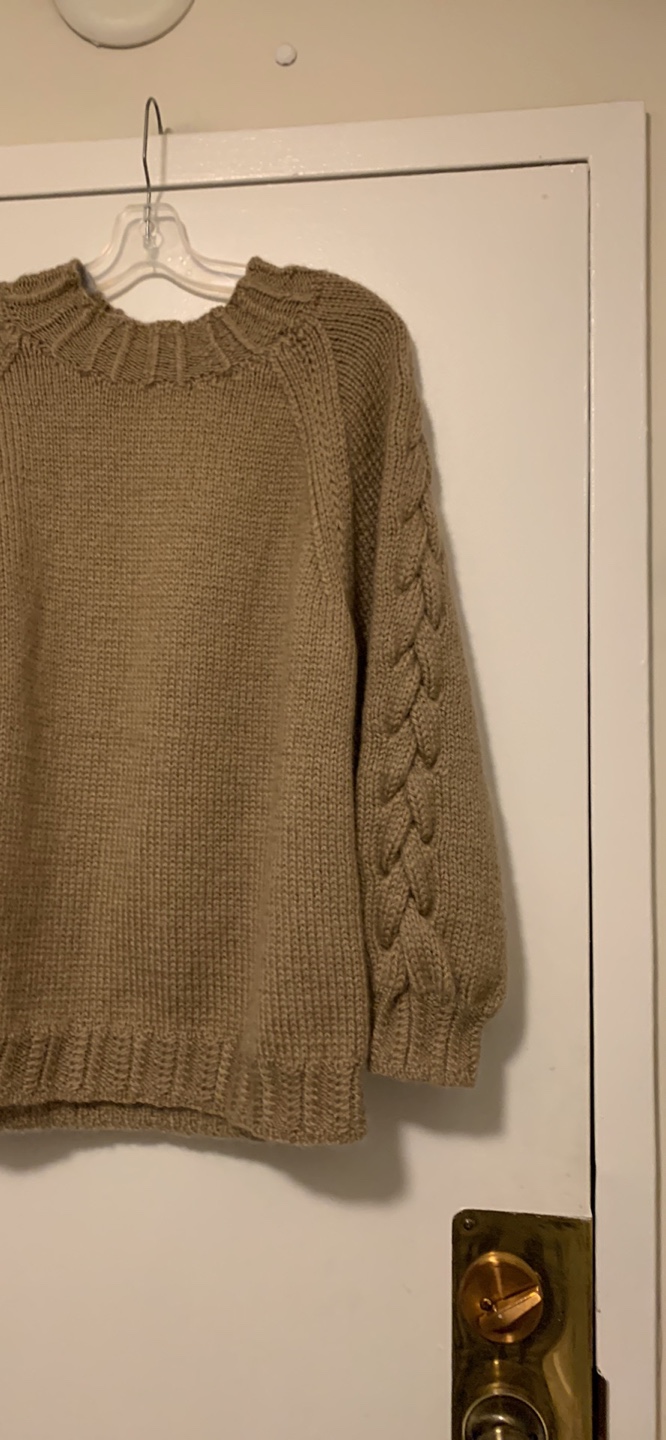 New Woman’s 100 wool Beige Knit Sweater - photo 2