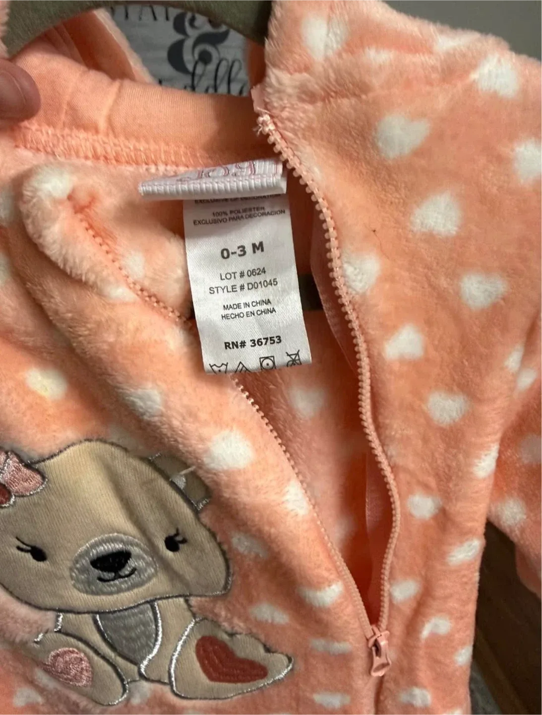 Joyspun Baby Onesie - 0-3 Months image indicator(3)