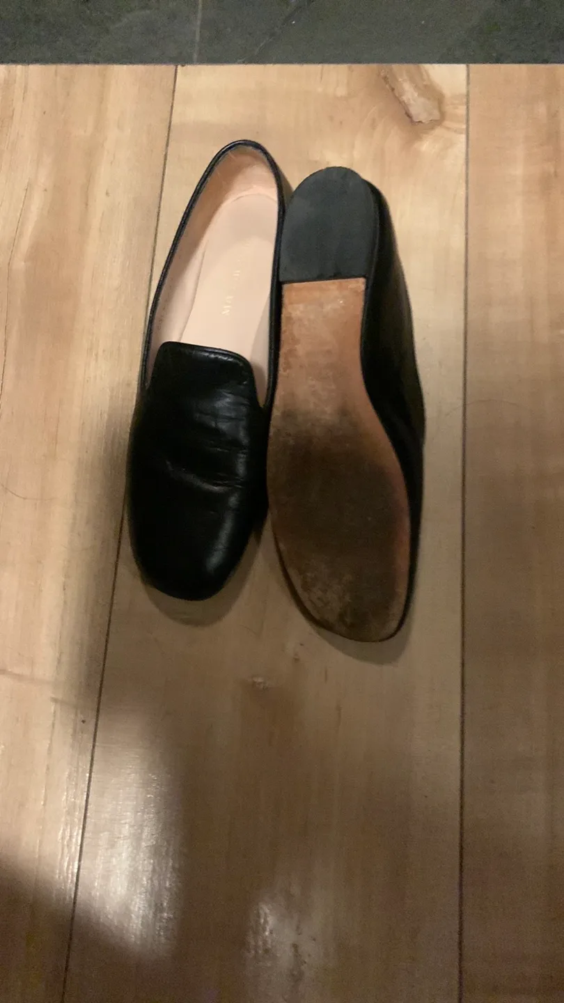Stuart Weitzman Black Leather Loafers - Size 6.5 image indicator(3)