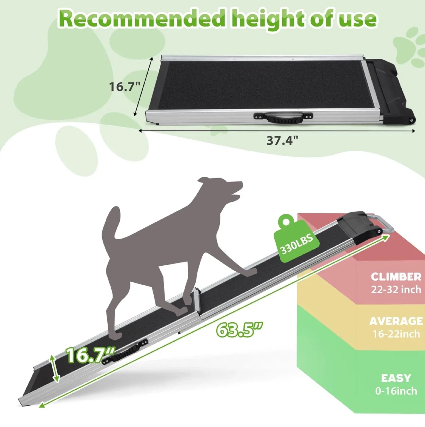 COZIWOW Aluminum Pet Ramp Ladder - New image indicator(4)