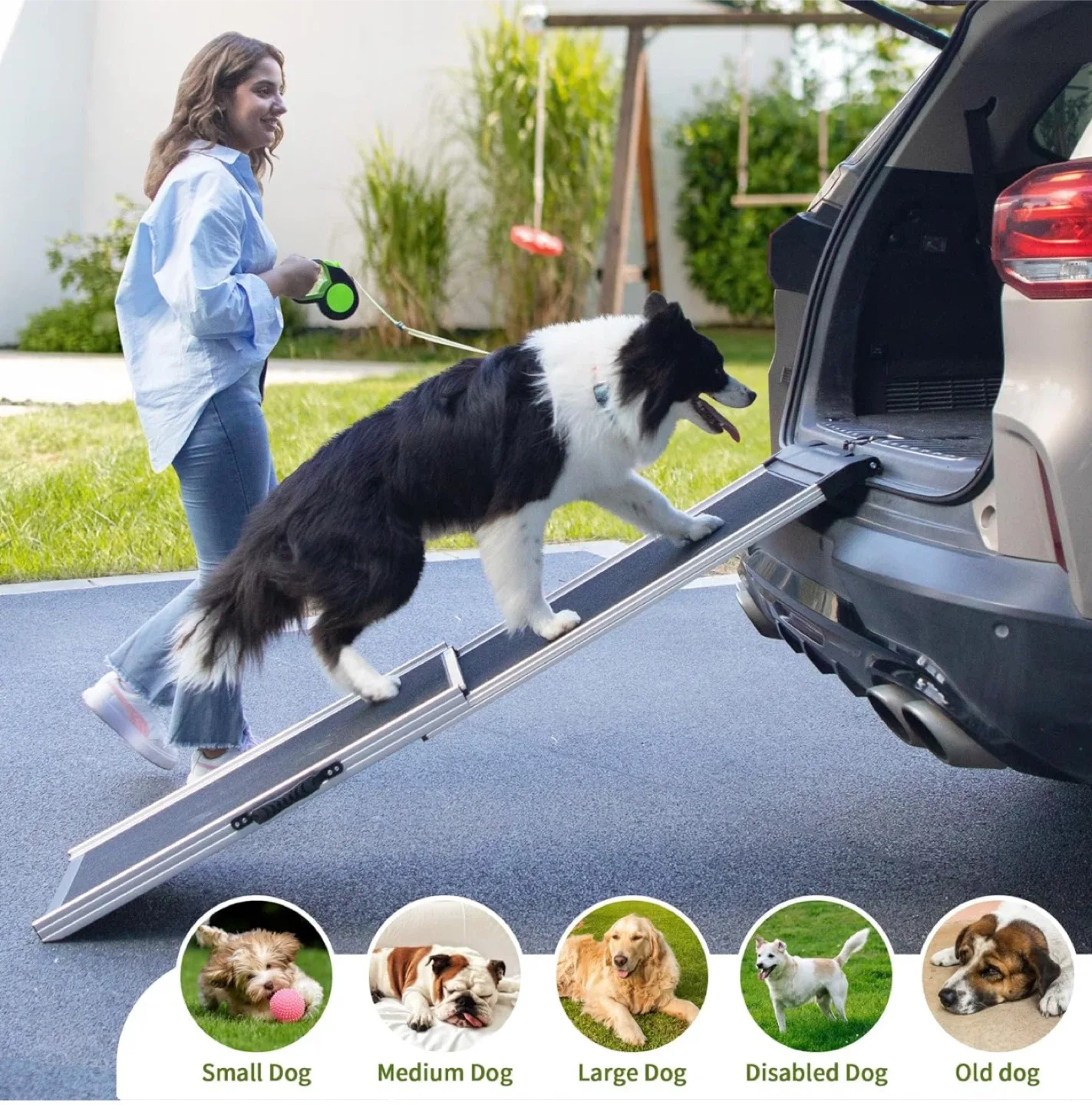 COZIWOW Aluminum Pet Ramp Ladder - New image indicator(3)