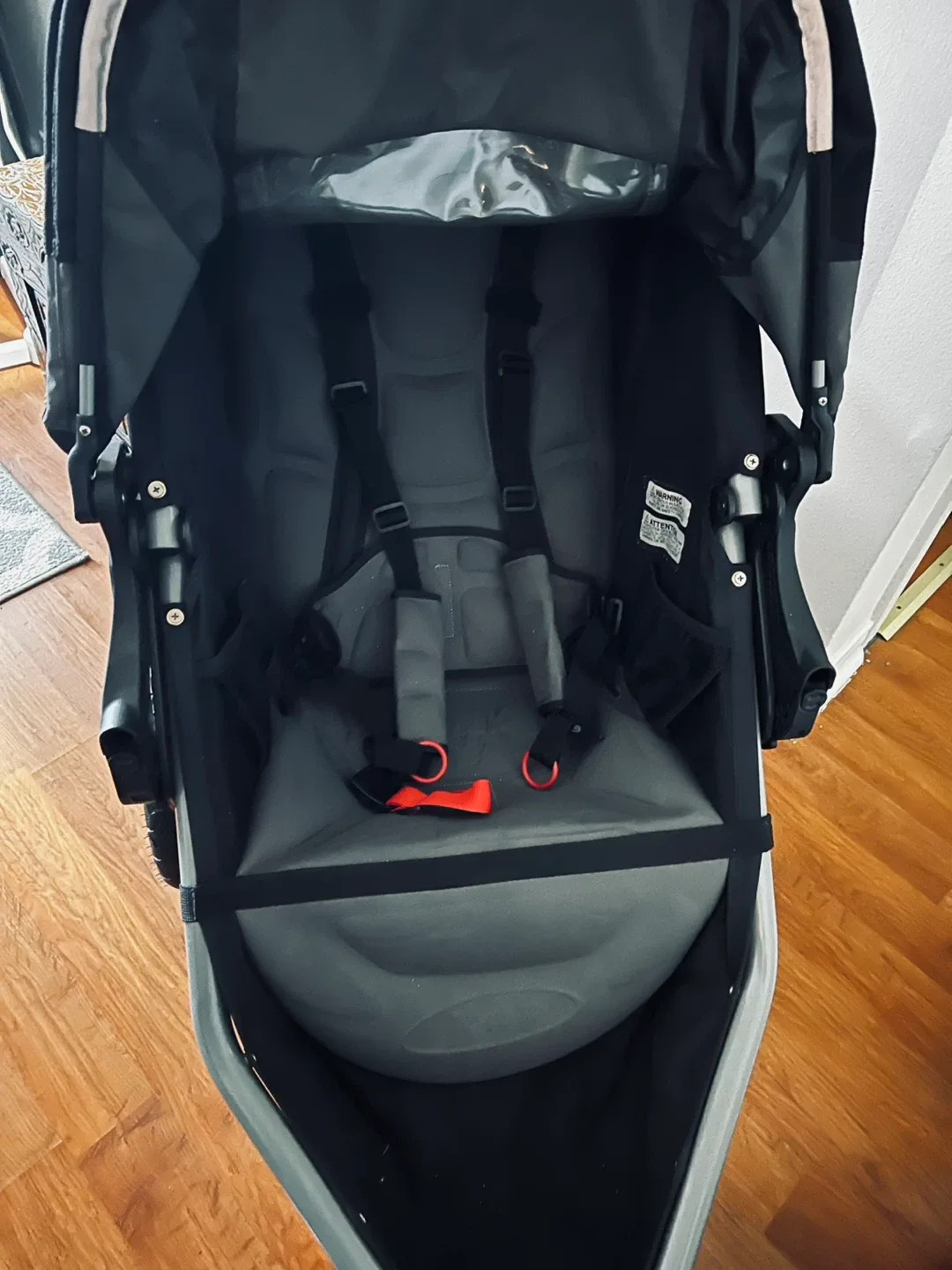 B.O.B Name Brand Baby Jogger Jogging Stroller - Black/Grey image indicator(9)