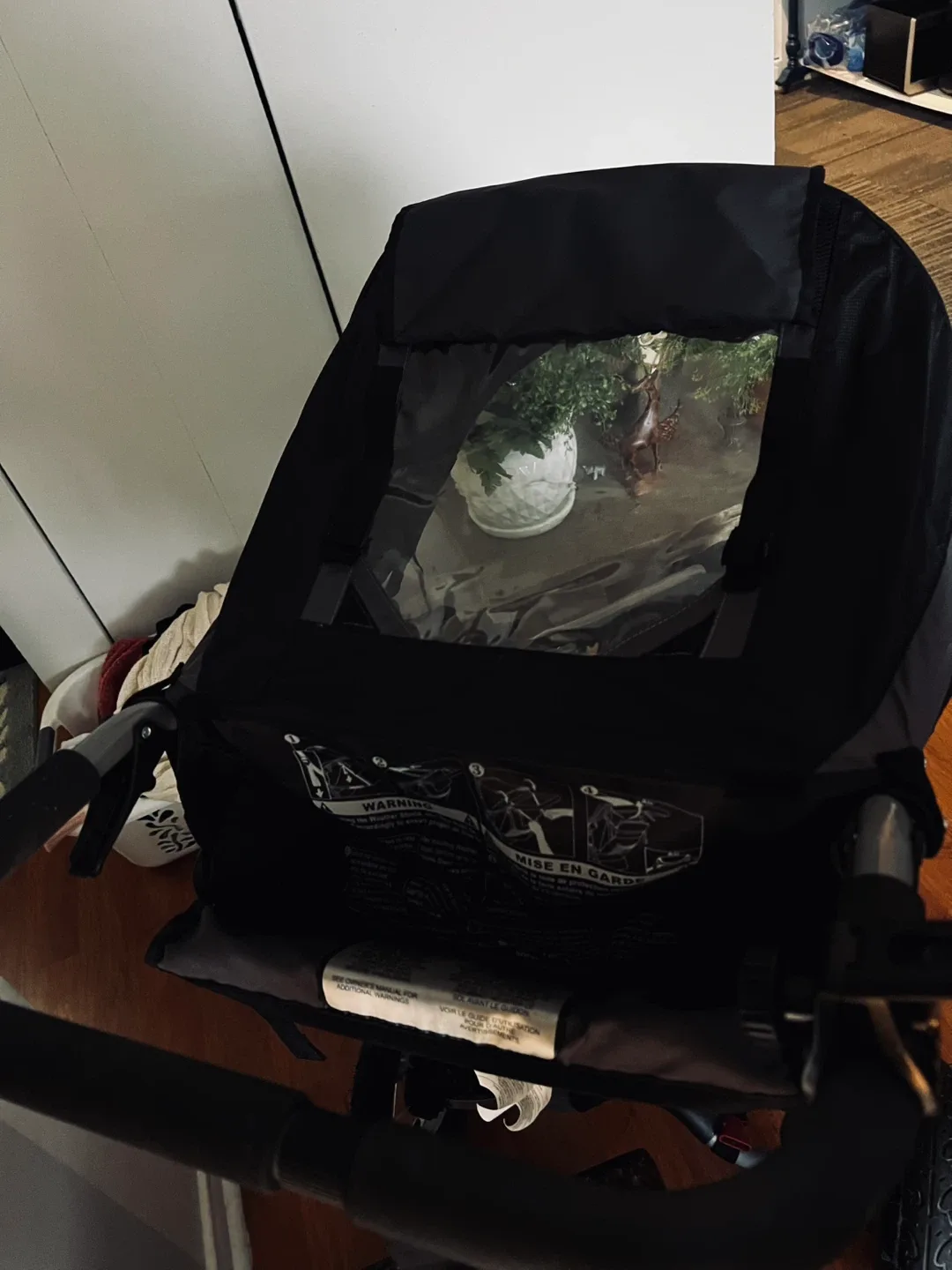 B.O.B Name Brand Baby Jogger Jogging Stroller - Black/Grey image indicator(3)