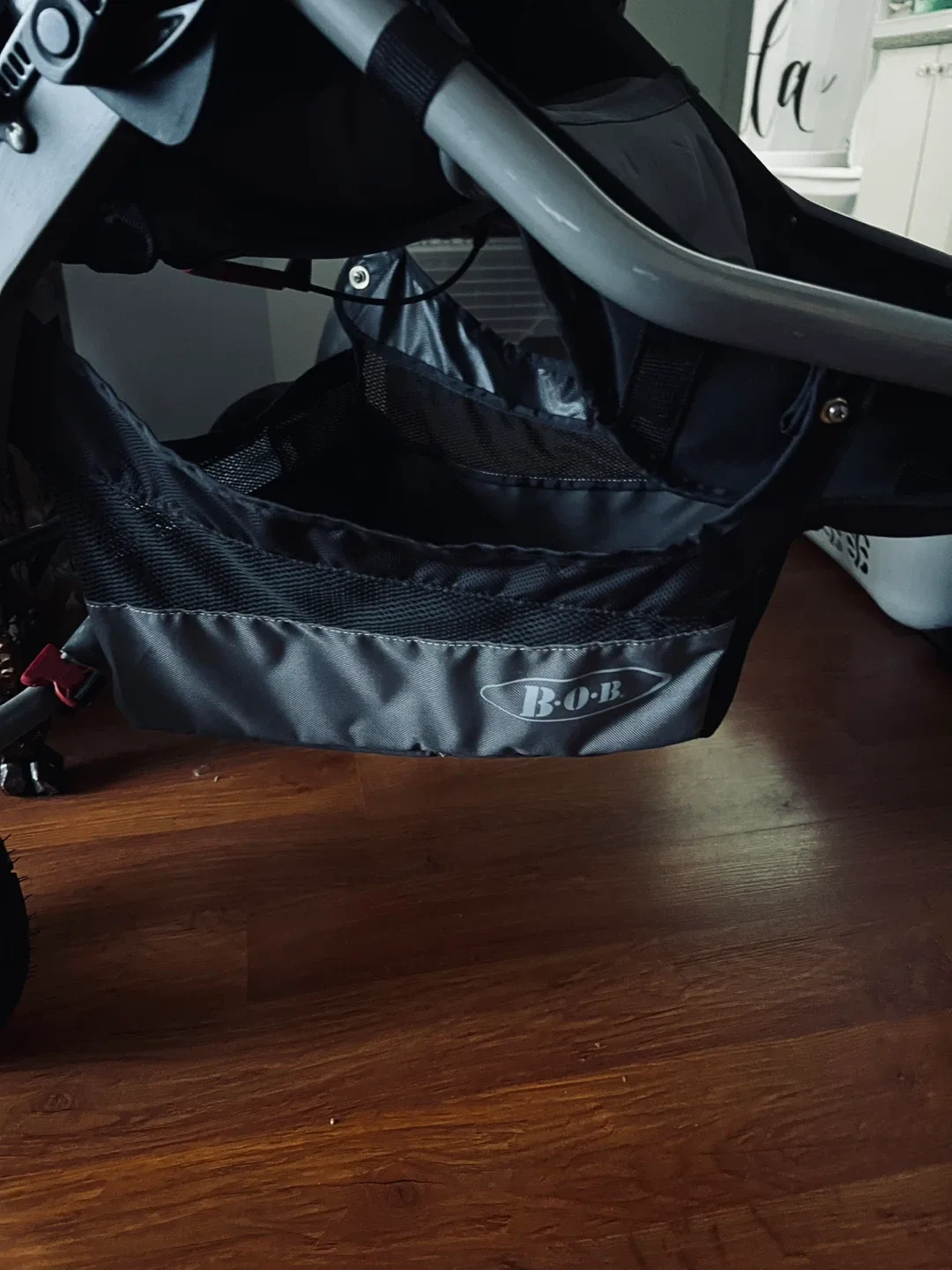 B.O.B Name Brand Baby Jogger Jogging Stroller - Black/Grey image indicator(6)