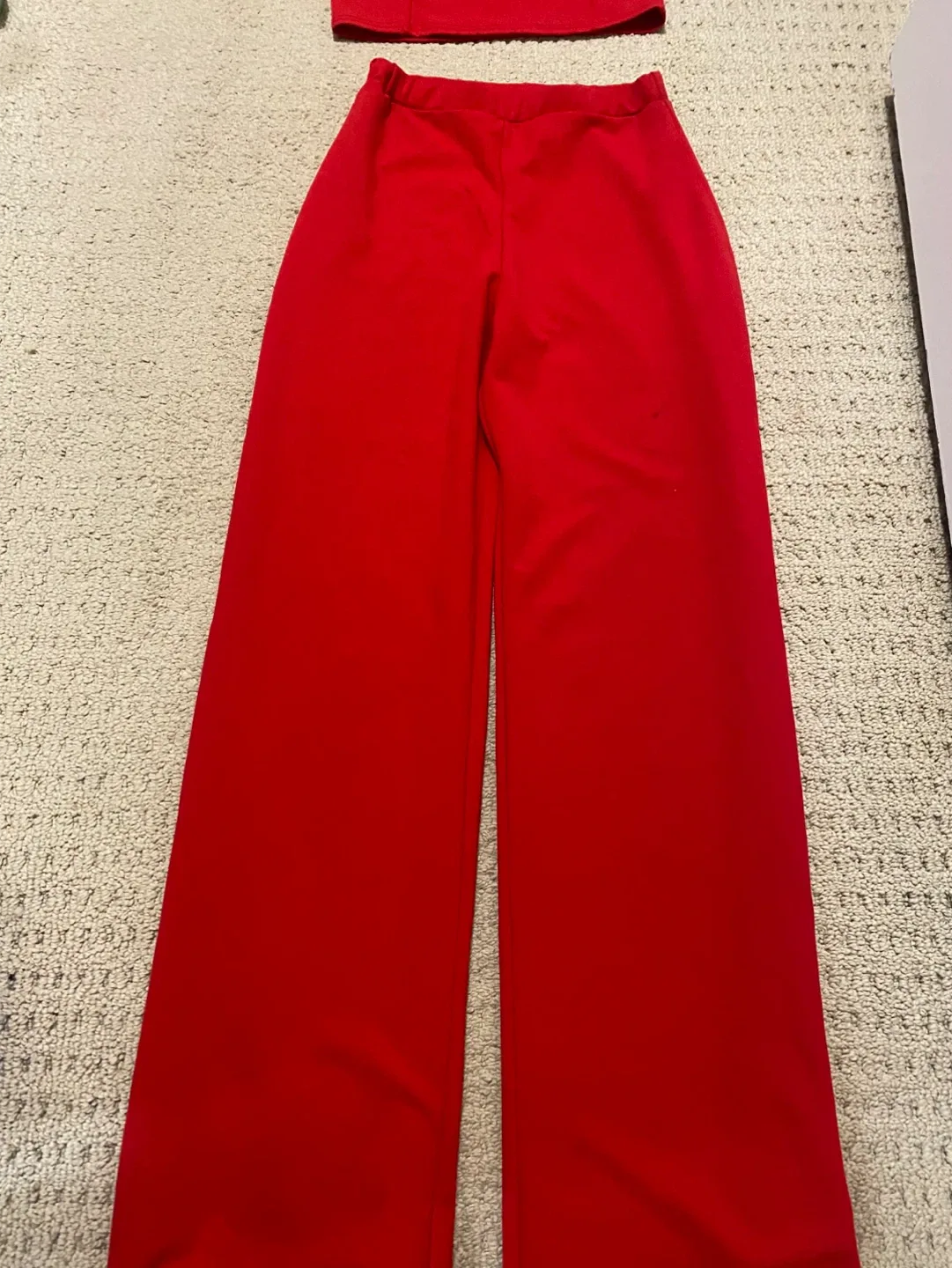 Red Two-Piece Set / Co-Ord Top and Pants image indicator(2)