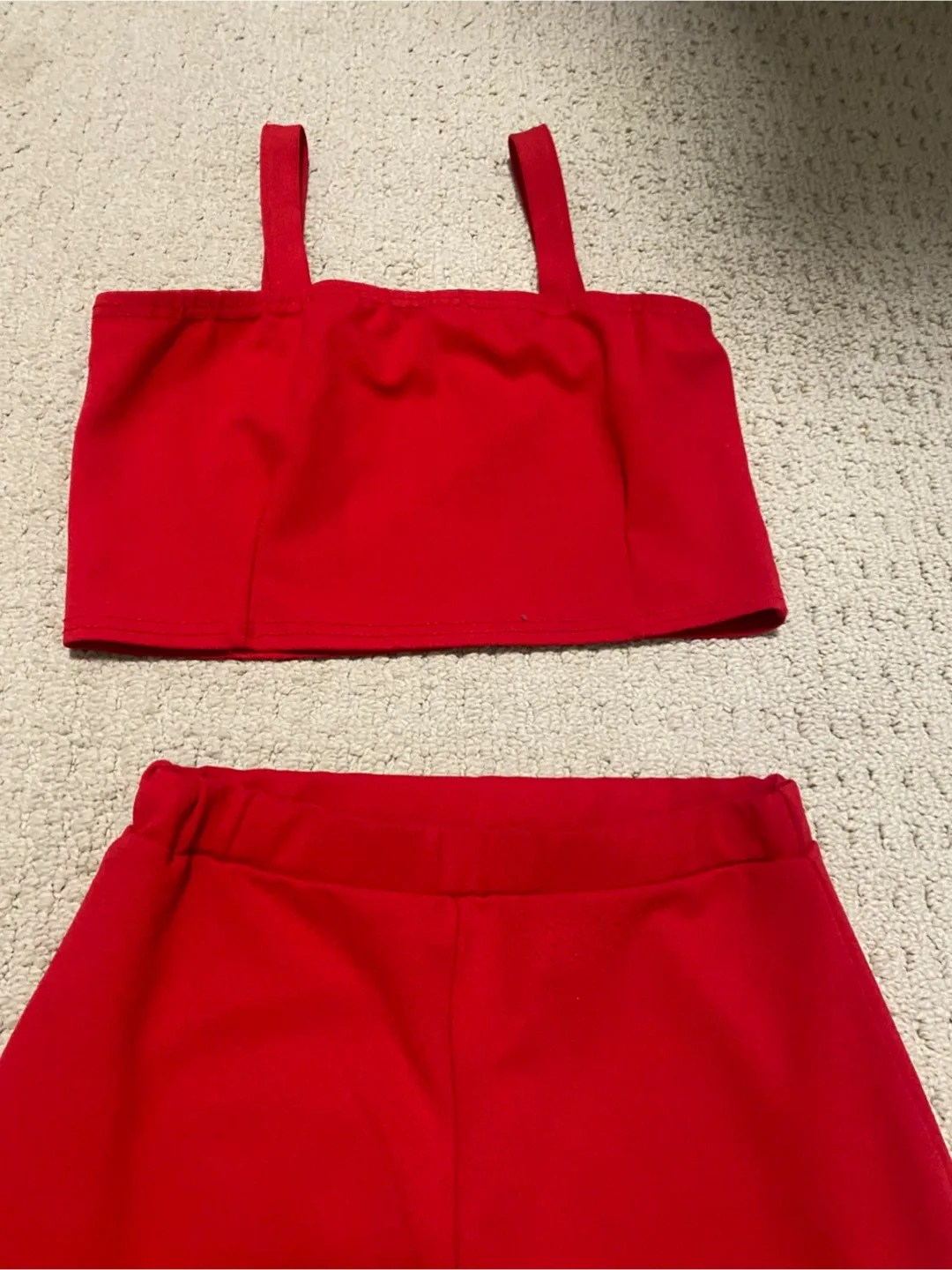 Red Two-Piece Set / Co-Ord Top and Pants image indicator(3)