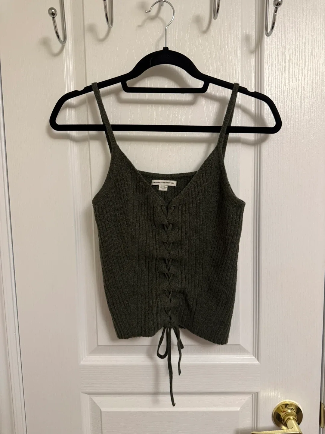 American Eagle Outfitters Green Tank Top - Size S