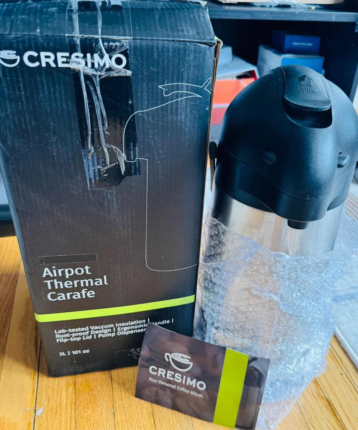 Cresimo Airpot Thermal Carafe - 3L image indicator(2)