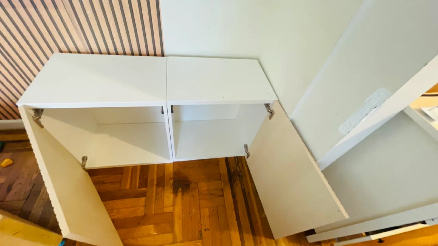 White Storage Cabinet ( Moving Out) image indicator(4)