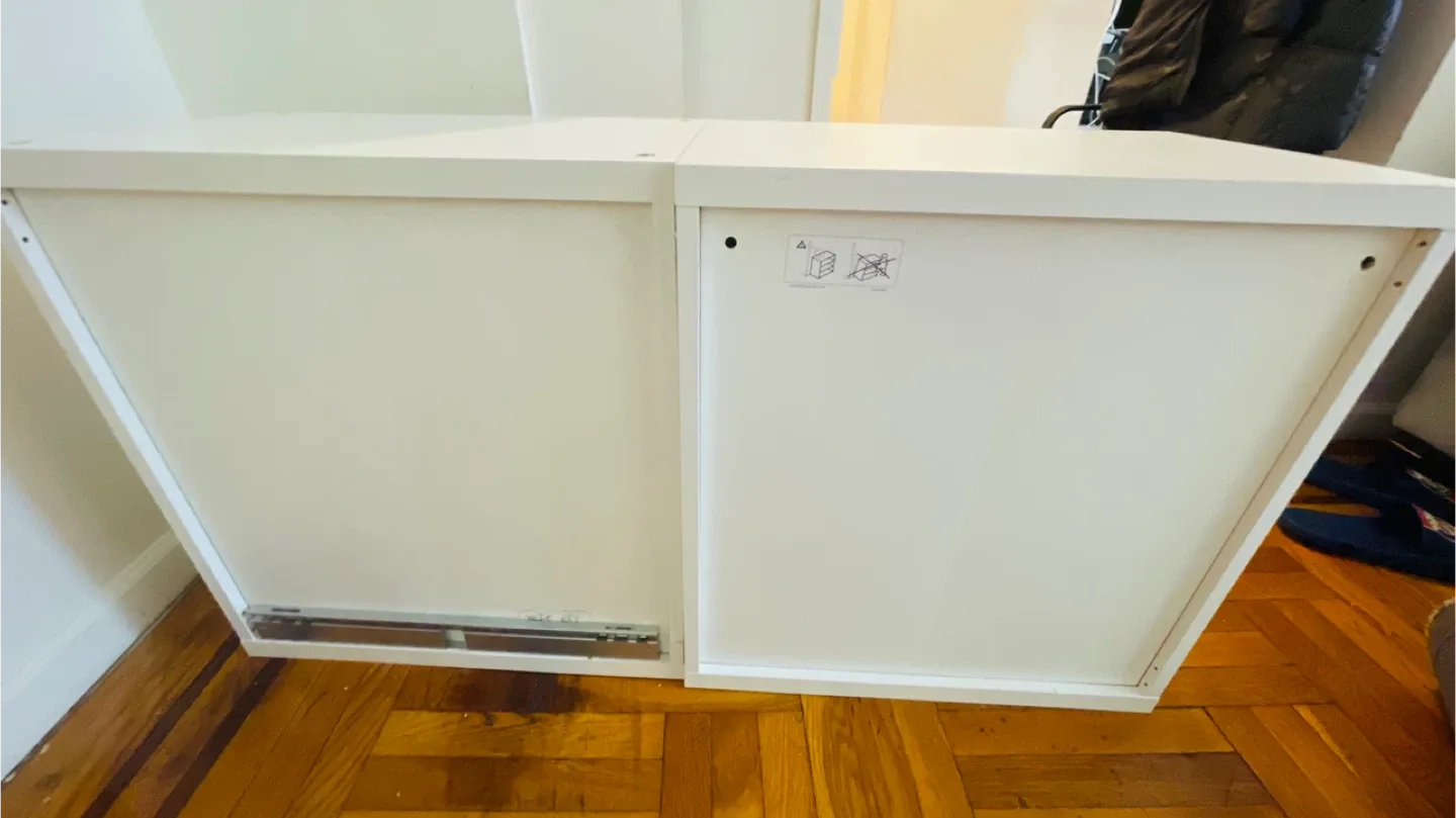 White Storage Cabinet ( Moving Out) image indicator(8)